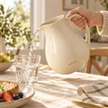 qjvxzp Ivory Ceramic Water Pitcher