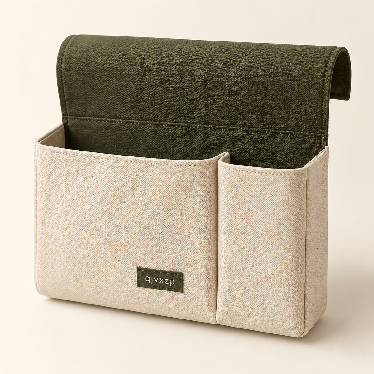 qjvxzp Natural Canvas Bedside Caddy