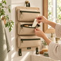qjvxzp Sand Roll-Up Toiletry Organizer